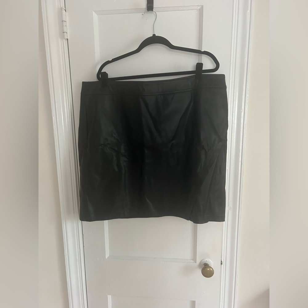 Loft Plus artificial leather skirt. Open to offers!